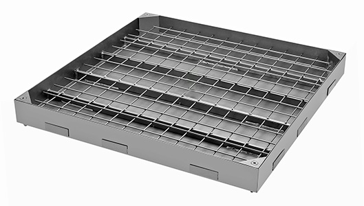 EIR. Watertight refillablestainless steel frame and lid for valve boxes closures 