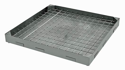 EIR. Watertight refillablestainless steel frame and lid for valve boxes closures 