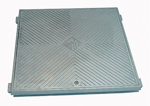 Marco y tapa de registro suelo en aluminio